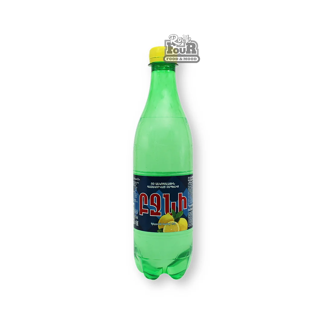 Mineral water with lemon flavor "Bjni" 500ml